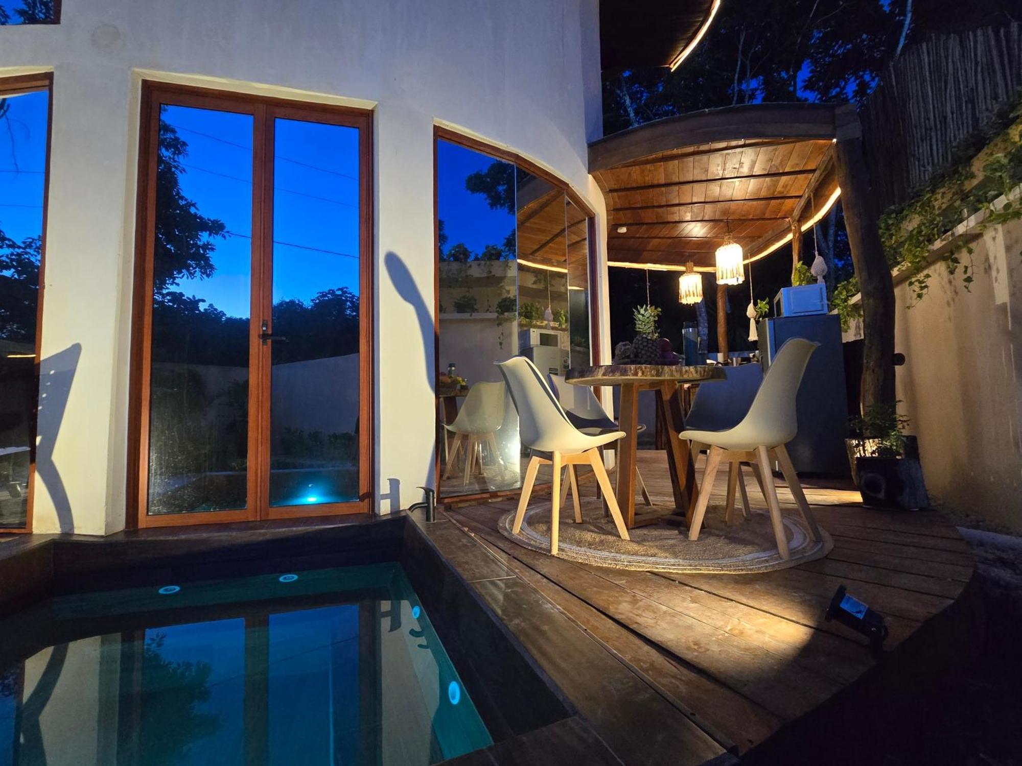 Villa Con Jacuzzi En Bacalar Buenavista (Quintana Roo) Exterior foto